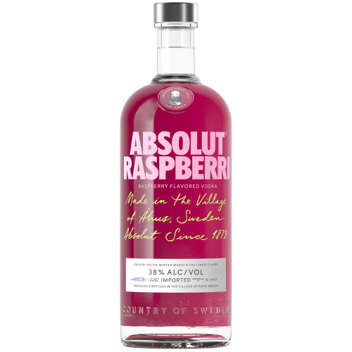 Absolut - Raspberri 1 liter