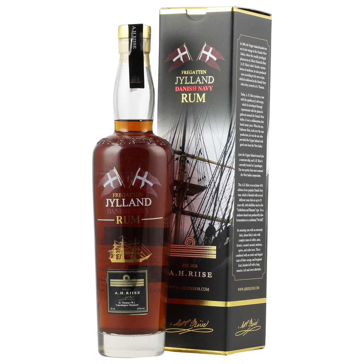 A.H. Riise - The Fregatten Jylland 70cl