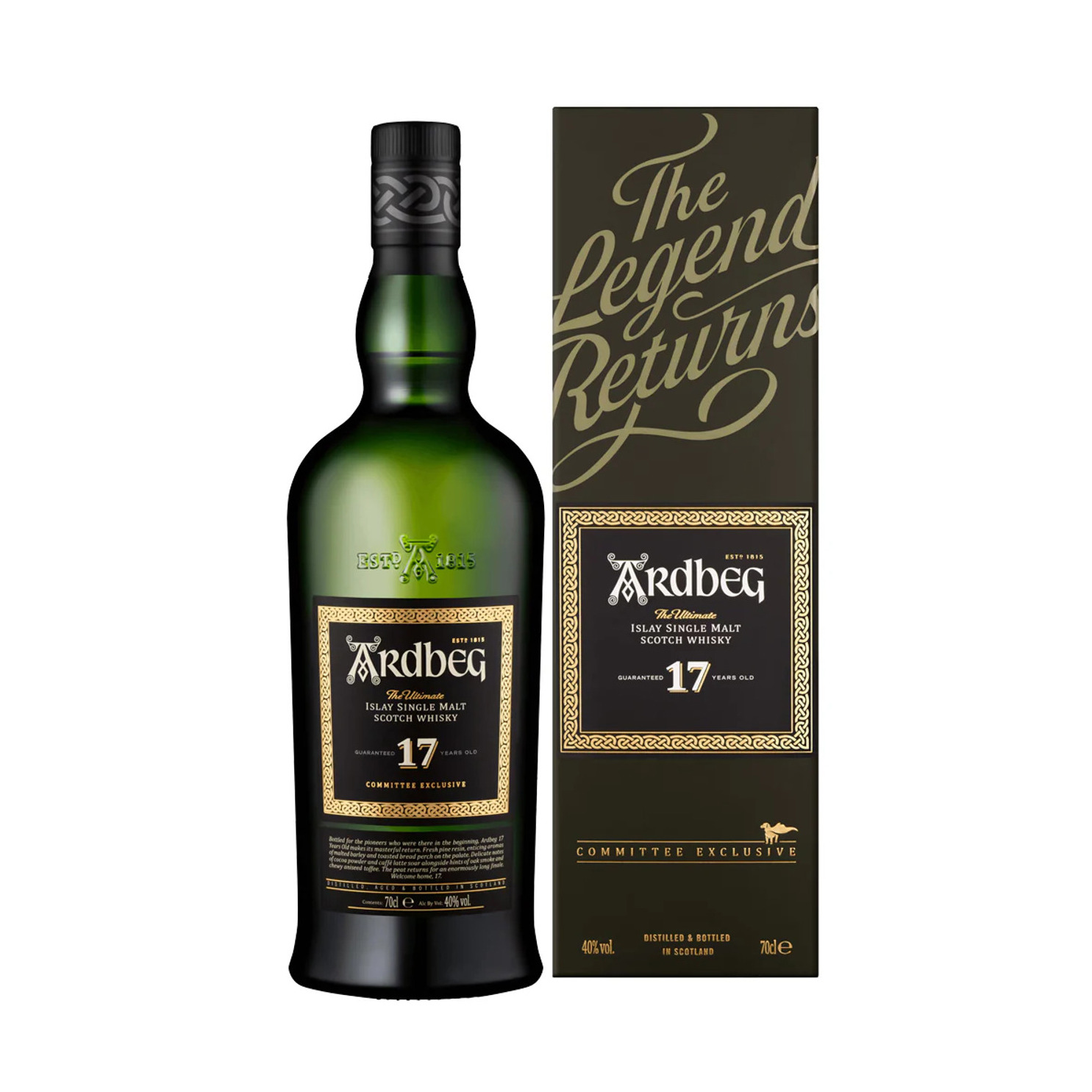 Ardbeg, 17 years - The Legend Returns 70cl