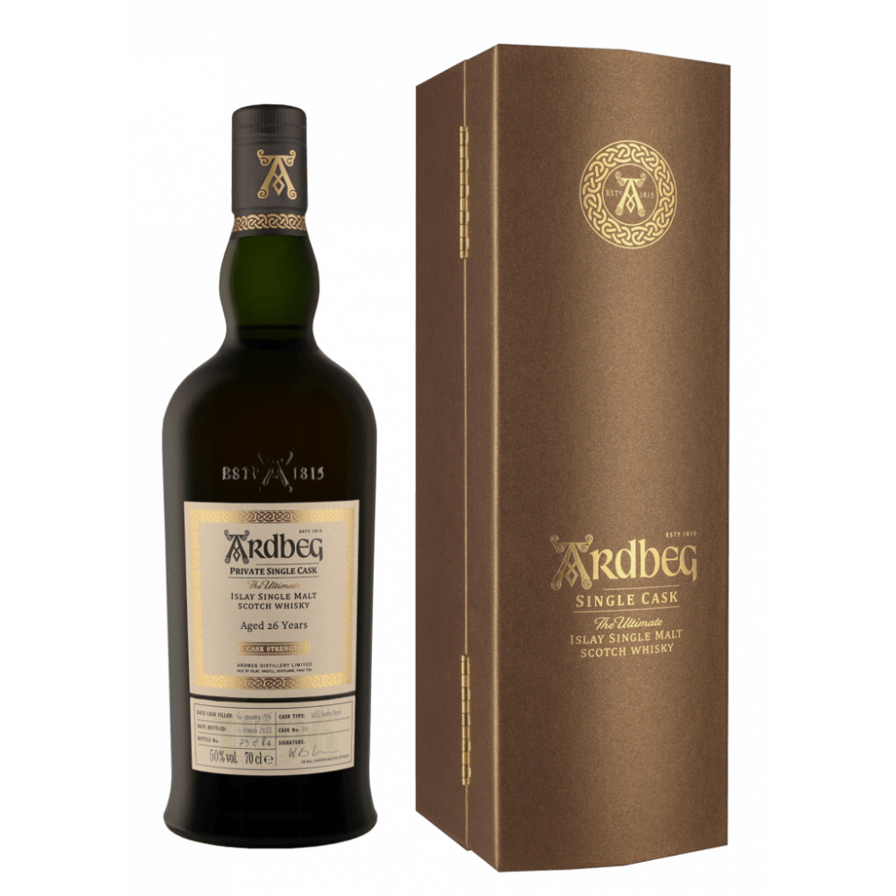 Ardbeg, 26 years - Private Single Cask 20 Ex-Bourbon Cask 70cl