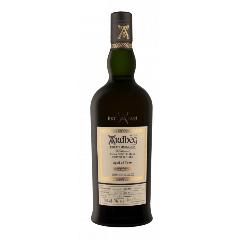 Ardbeg, 26 years - Private Single Cask 20 Ex-Bourbon Cask 70cl
