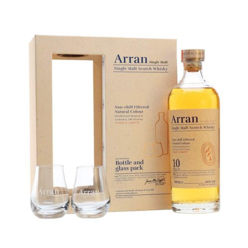 Arran, 10 years - Giftpack 2 Glazen 70cl