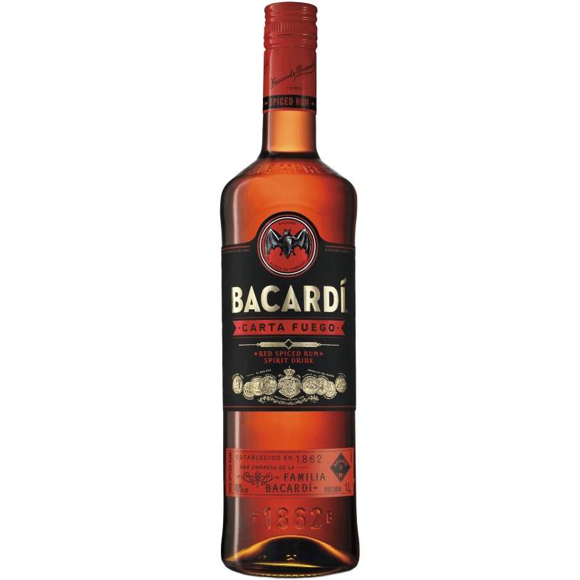 Bacardi - Carta Fuego 1 liter