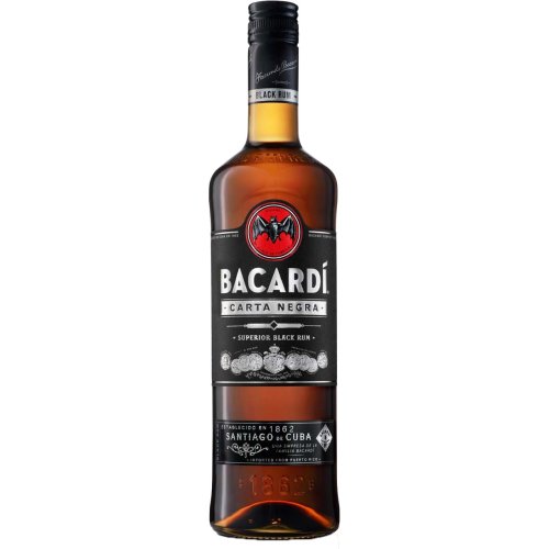 Bacardi - Carta Negra 1 liter