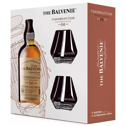 Balvenie, 14 Y Gift Pack 2 Glasses 70cl