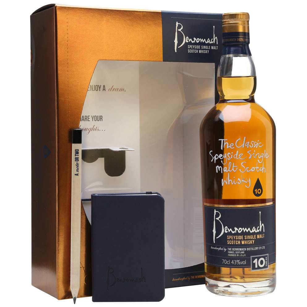 Benromach, 10 years - Gift Pack with Notes 70cl