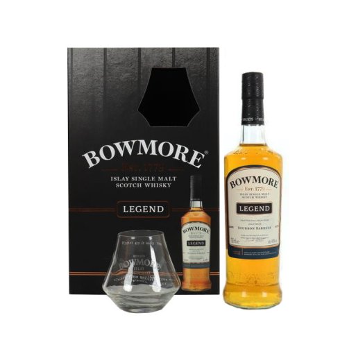 Bowmore - Legend Giftpack met glas 70cl