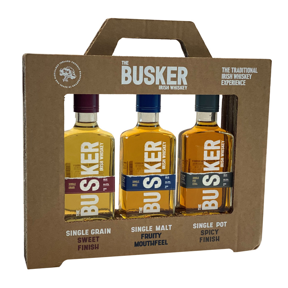 Busker - Irish Whiskey Giftpack 60cl