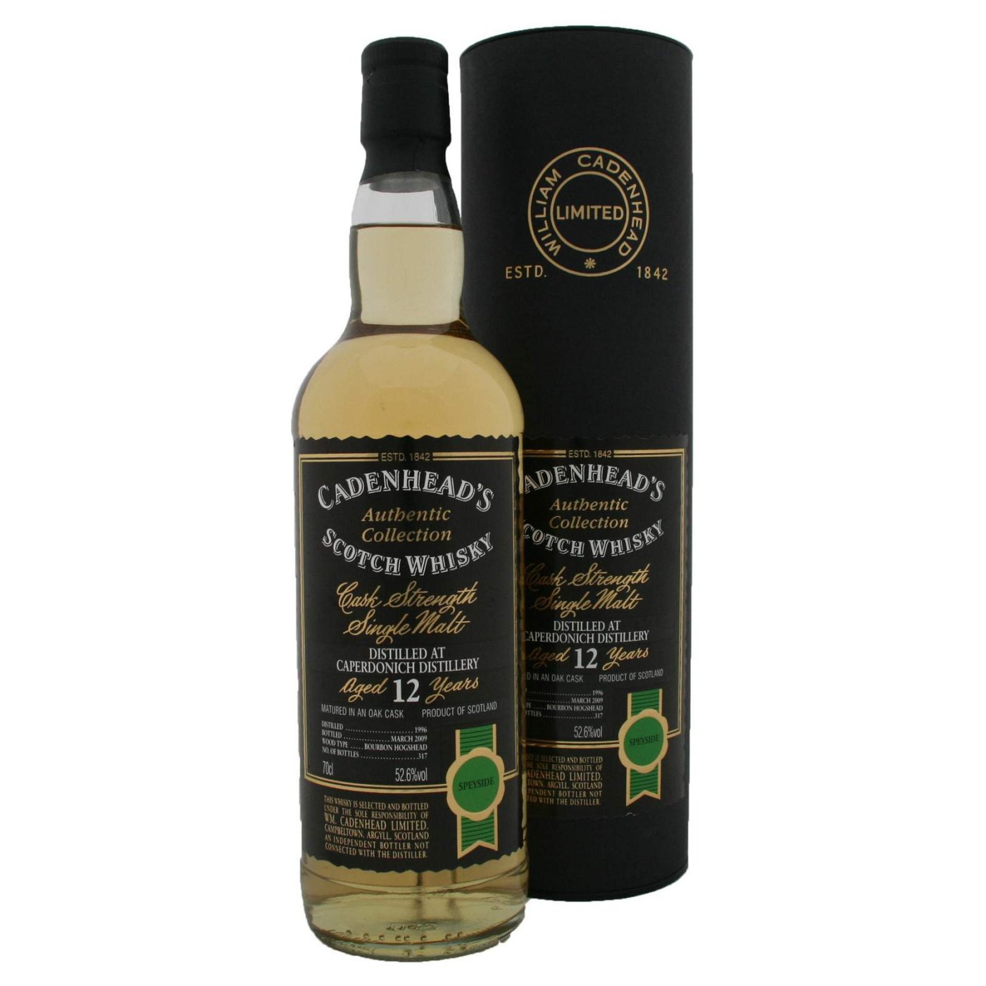 Caperdonich, 12 years - Cask Strenght 70cl