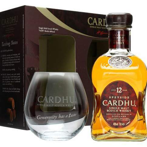 Cardhu, 12 Y met glas 70cl