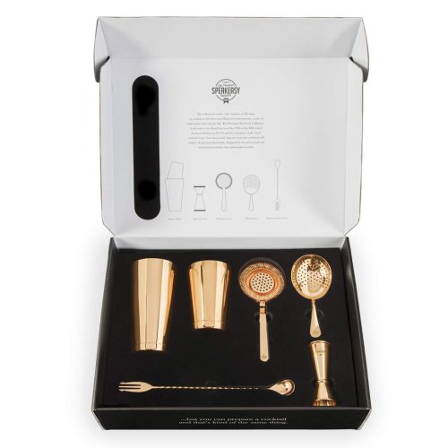 Cocktail Tools Boxed Set Gold set