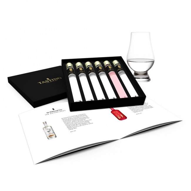 Gin Tasting Collection 6 Tubes in Luxe Doos, Set 1