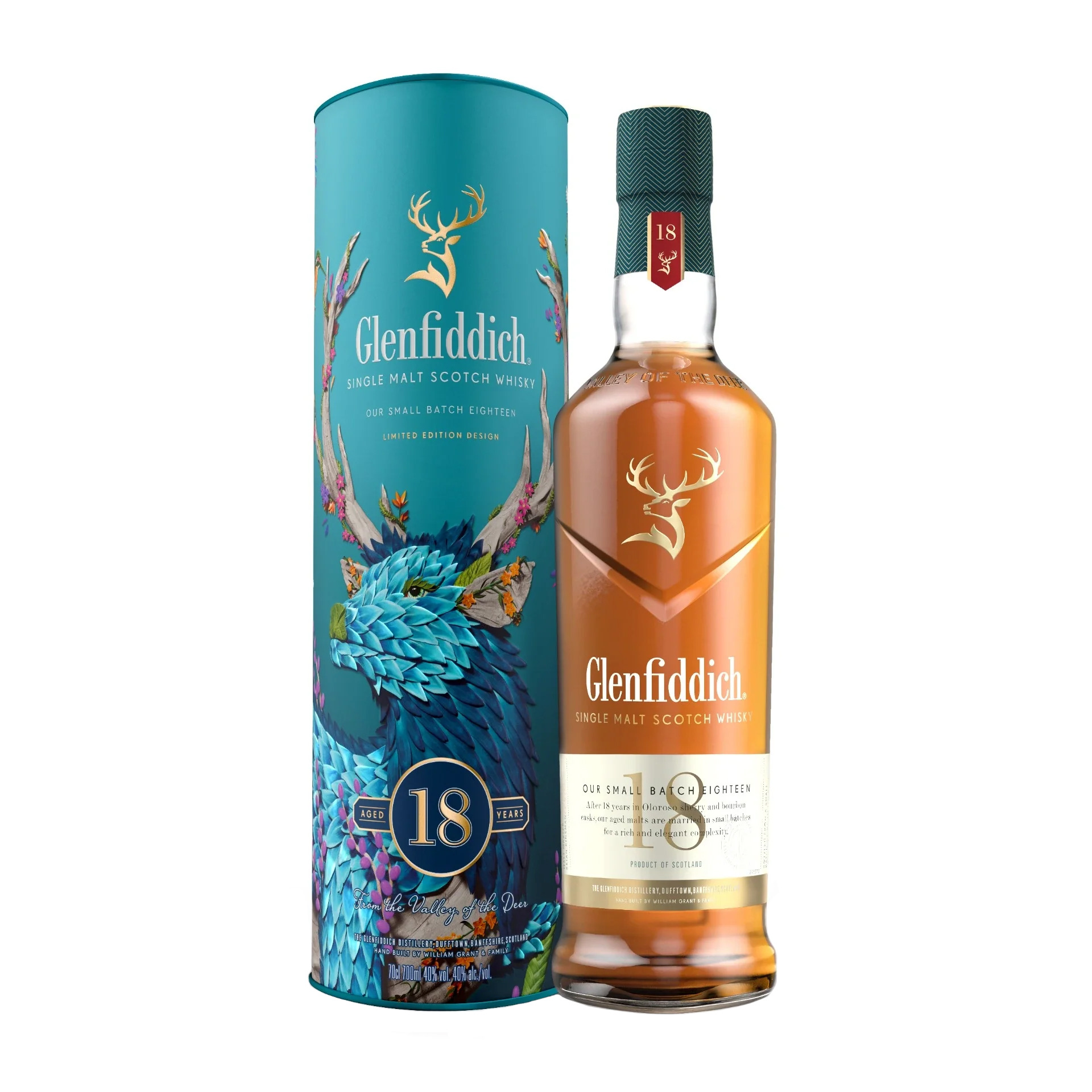 Glenfiddich 18 years - Limited Festive Design 70cl