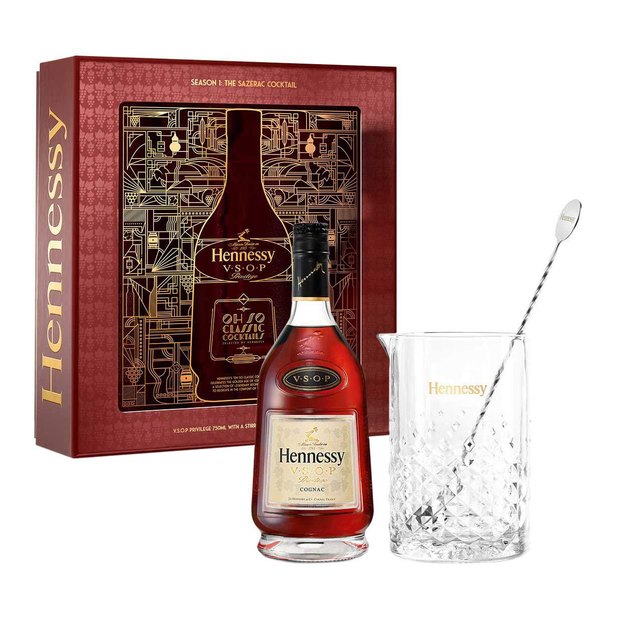 Hennessy - V.S.O.P. Privilege Giftpack Cocktail Tools 70cl