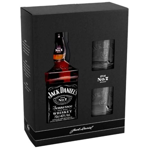 Jack Daniel's + 2 Tumblers Giftpack 70cl