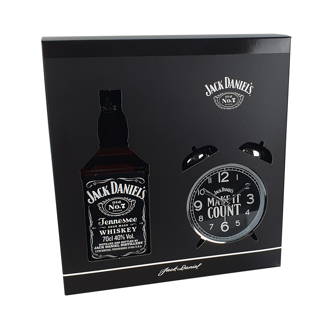 Jack Daniel's - Giftpack met Wekker 70cl
