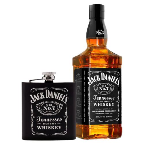 Jack Daniel's - Hip Flask Giftpack 70cl