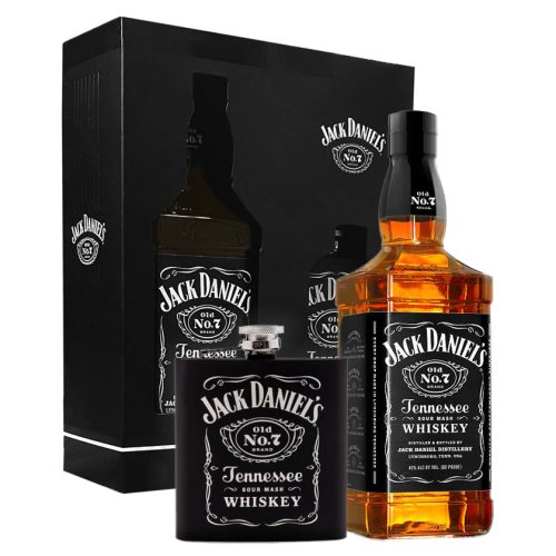 Jack Daniel's - Hip Flask Giftpack 70cl