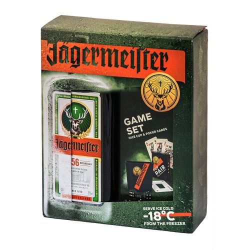 Jägermeister - Gameset Giftpack 70cl