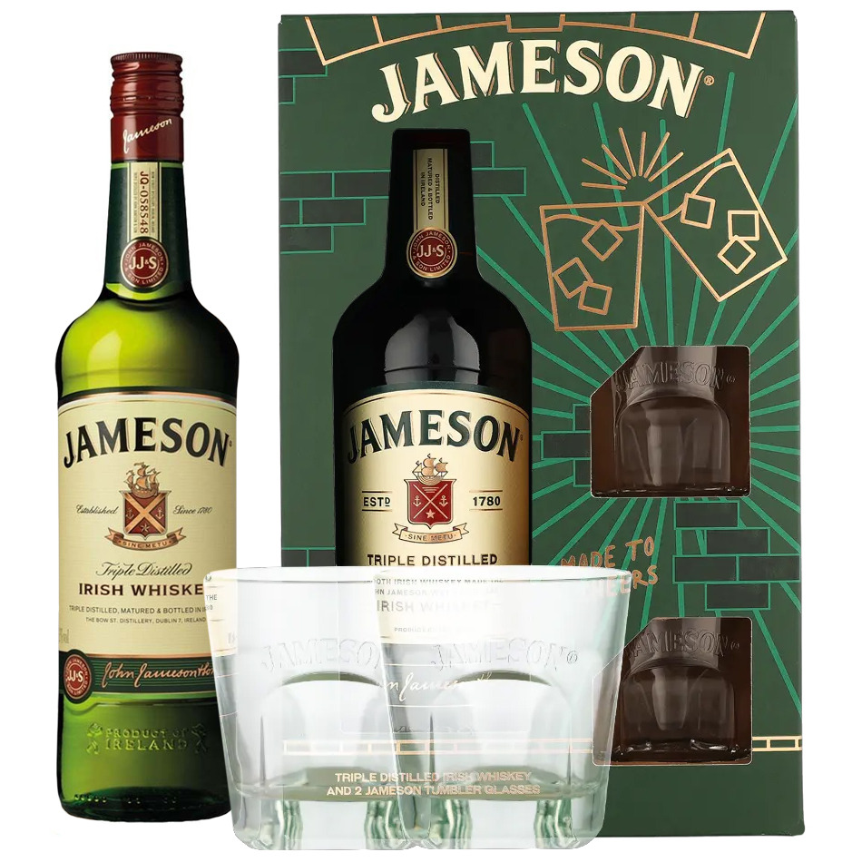 Jameson - Gift Pack 2 Glazen 70cl