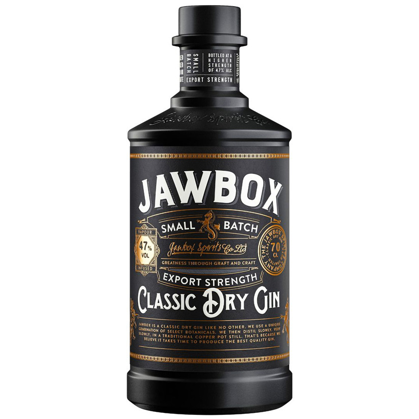 Jawbox - Classic Dry Gin Export Strength 70cl