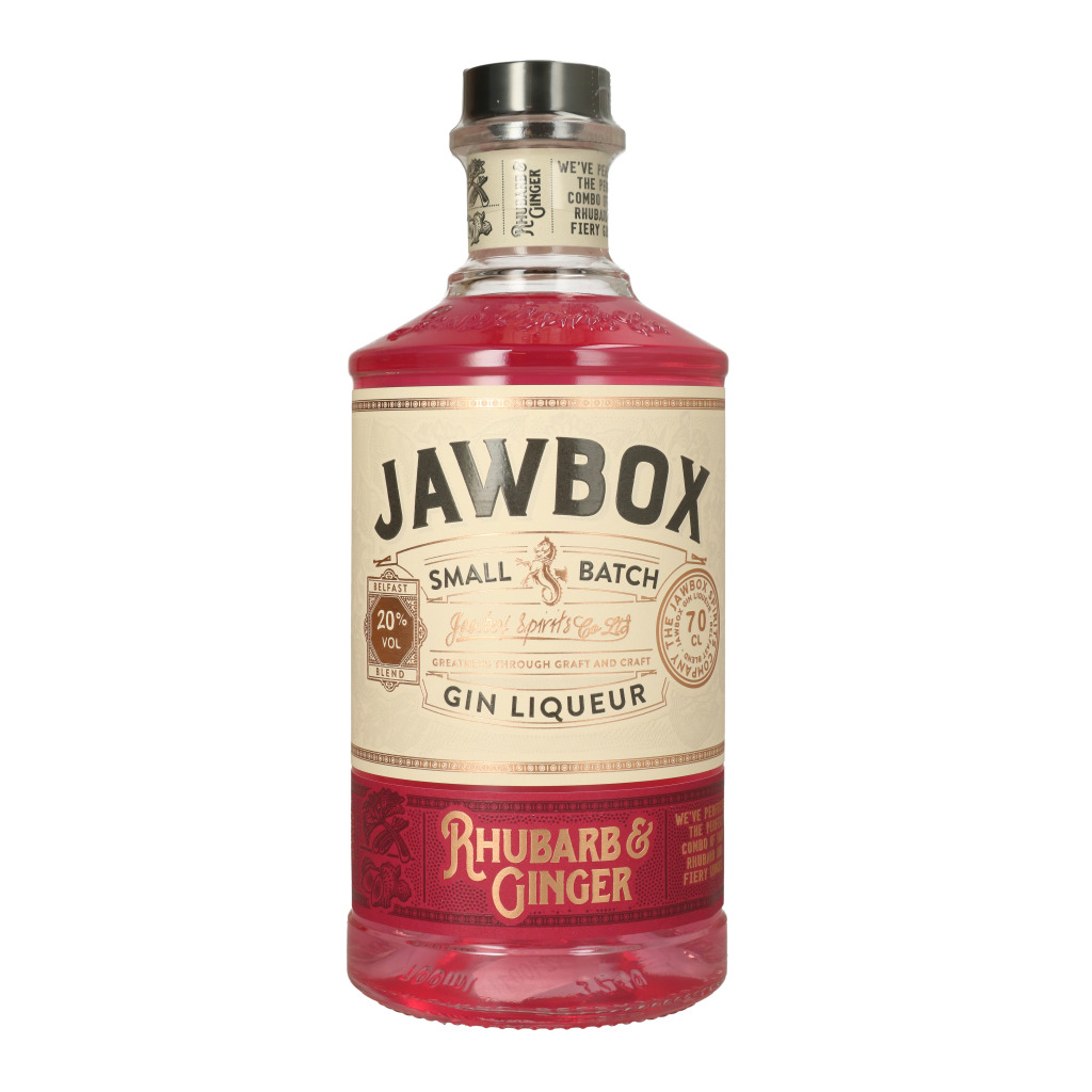 Jawbox Gin Liqueur - Rhubarb & Ginger 70cl