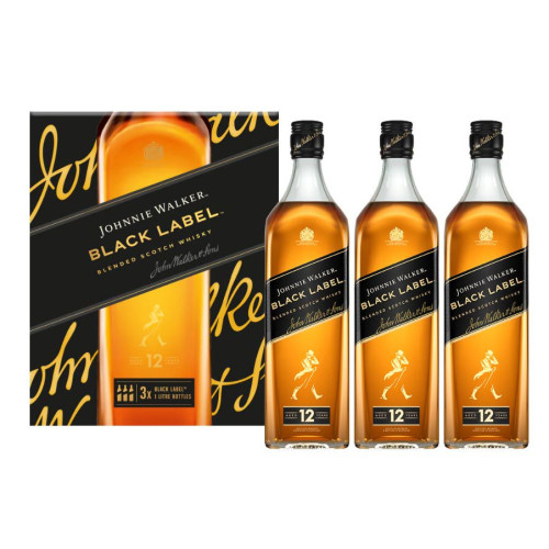 Johnnie Walker, 12 years - Black Label Triple Pack 3 liter