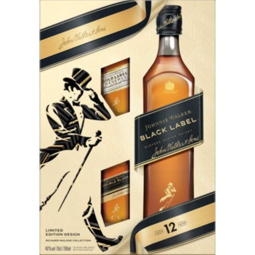 Johnnie Walker - Black Label, 12 Y with two minis 80cl