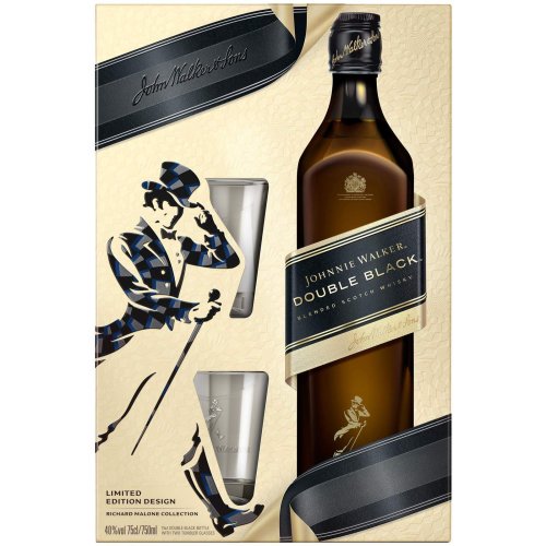 Johnnie Walker - Double Black Gift Pack 70cl