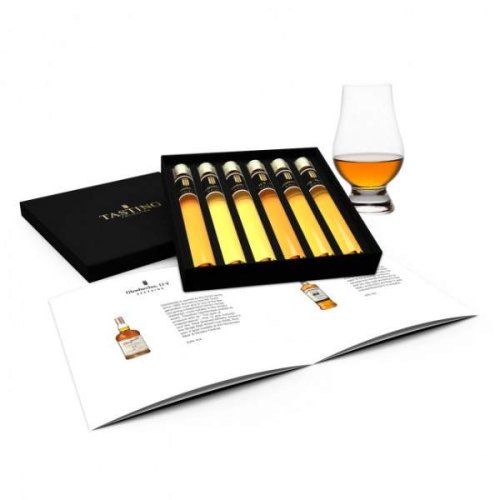 Whisky Tasting Collection 6 Tubes in Luxe Gift Box, Set 7 Johnnie Walker