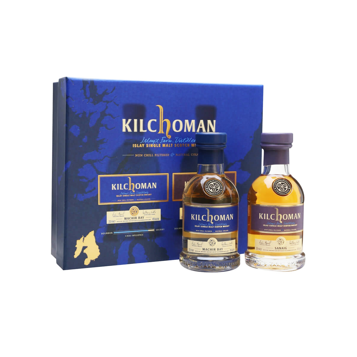 Kilchoman - Machir Bay & Sanaig Giftpack 400ml