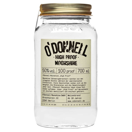 O'Donnell Moonshine - High Proof 70cl