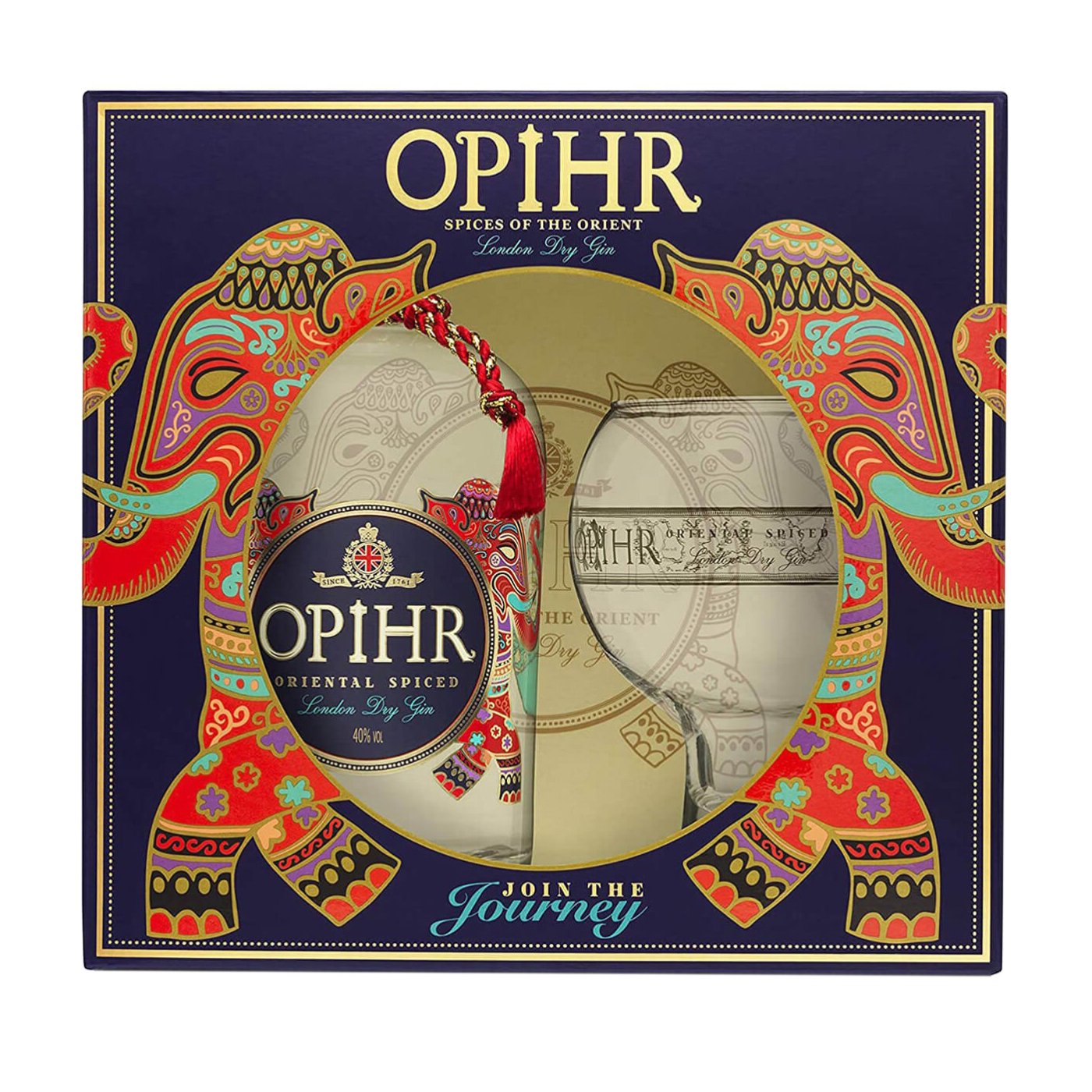 Opihr Gin Gift Pack Glass 70cl