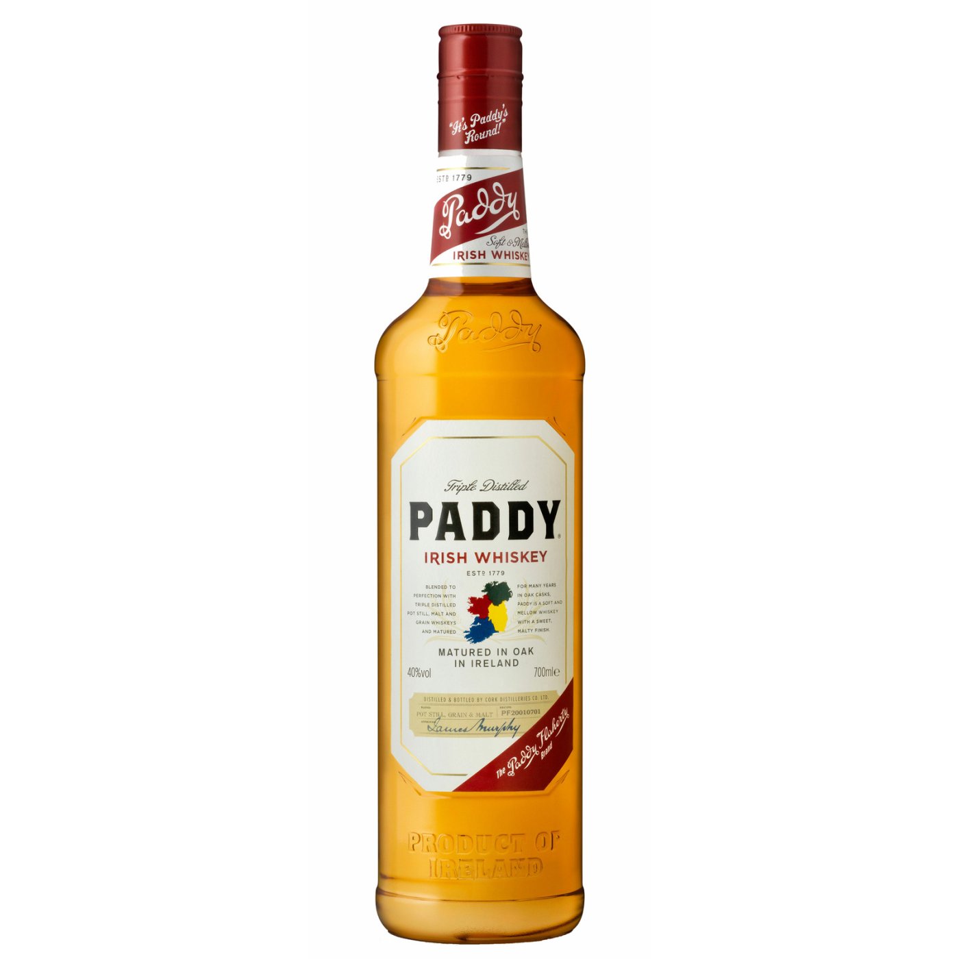 Paddy - Irish Whiskey 70cl