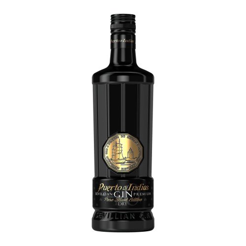 Puerto De Indias - Black Gin 1 liter