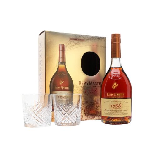 Remy Martin - 1738 Limited Edition Giftpack 2 Glazen 70cl