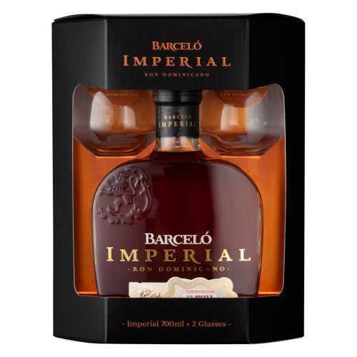 Ron Barceló - Imperial Giftpack 2 Glazen 70cl