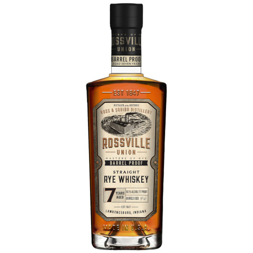 Rossville Union, 7 years - Straight Rye Barrel Proof 70cl