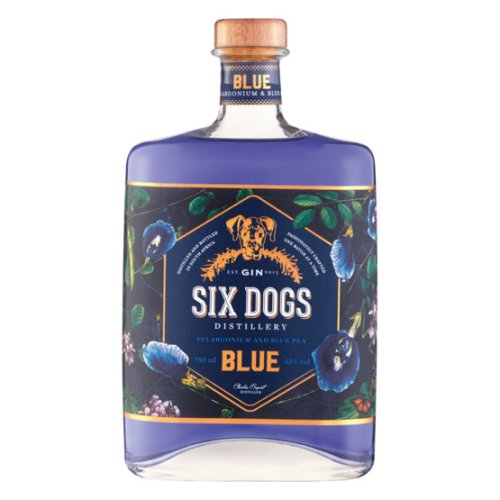 Six Dogs - Blue 70cl