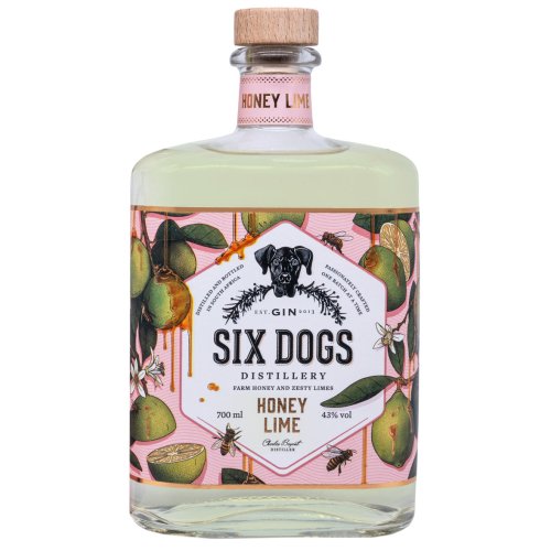 Six Dogs - Honey Lime Gin 70cl