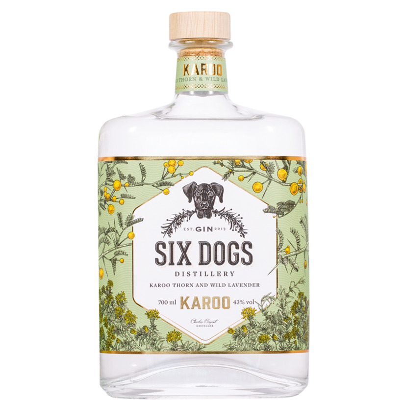 Six Dogs - Karoo Gin 70cl
