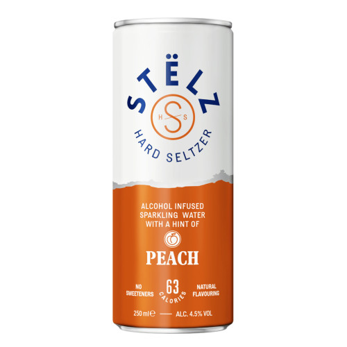 Stëlz - Hard Seltzer Peach 250ml
