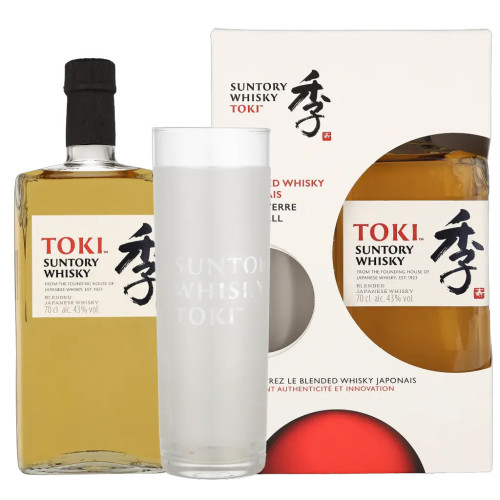 Suntory - Toki Whisky Giftpack Glass 70cl