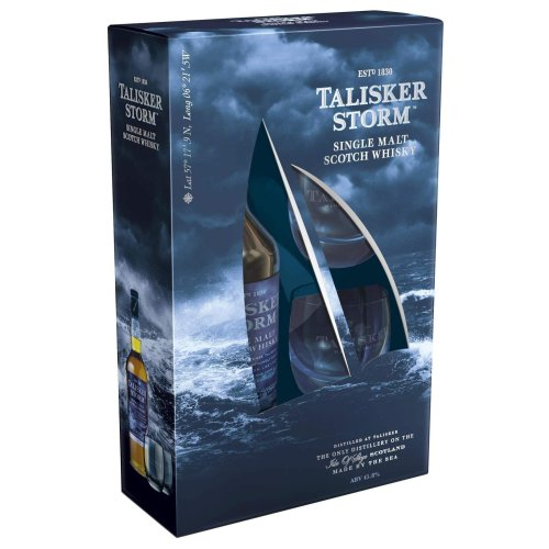 Talisker - Storm met 2 Glazen 70cl