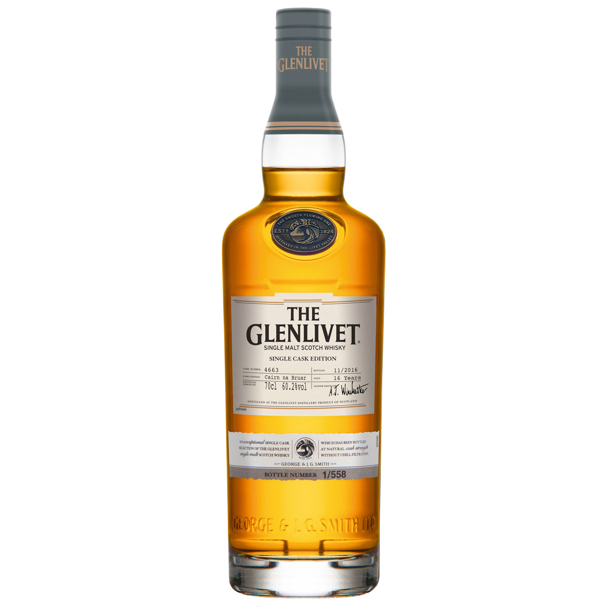 The Glenlivet, 16 years - Single Cask Cairn Na Bruar 70cl