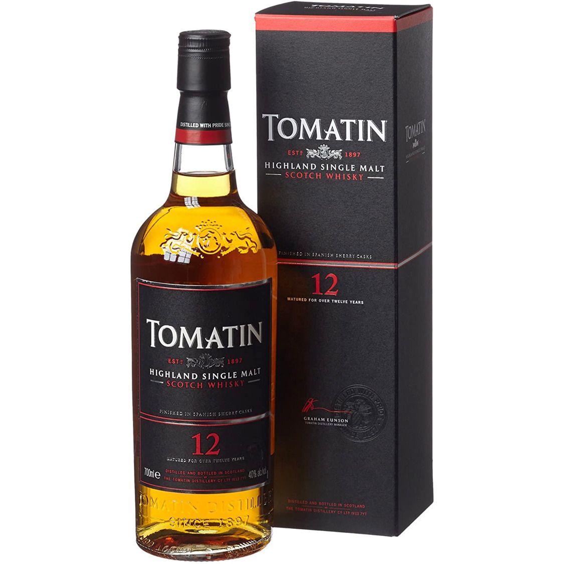 Tomatin, 12 years - Sherry Cask 70cl