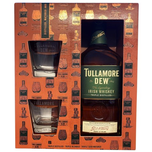 Tullamore Dew - Giftpack 2 Glazen 70cl