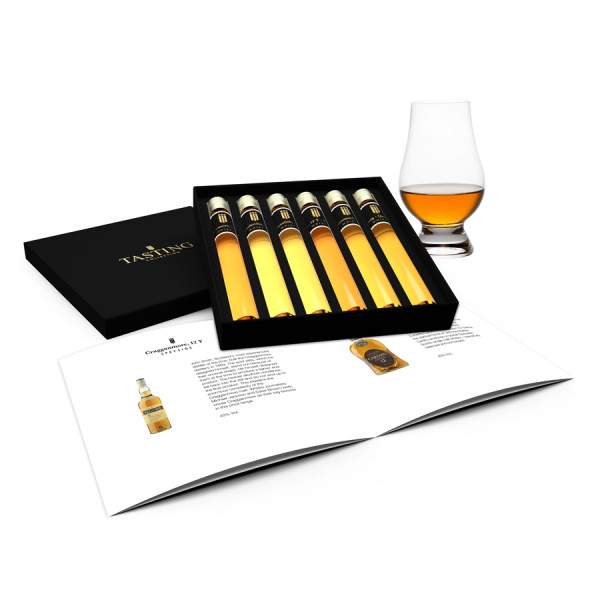 Whisky Tasting Collection 6 Tubes in Luxe Gift Box, Set 1