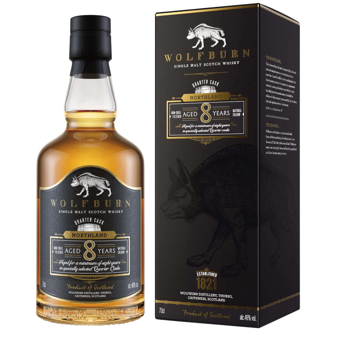 Wolfburn, 8 years - Northland 70cl