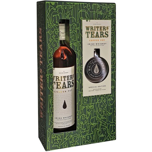 Writer's Tears - Gift Pack Hip Flask 70cl